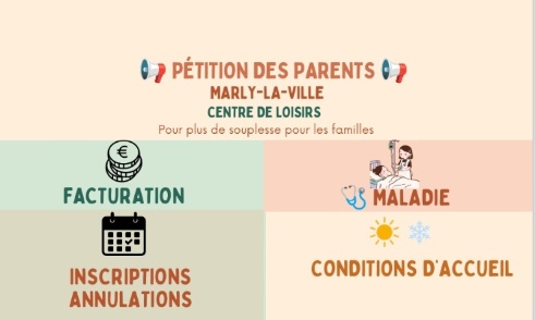 Centre de loisirs à Marly-la-Ville : stop aux règles qui pénalisent les familles !