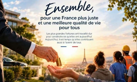 POUR QUE LES PLUS GROSSES FORTUNES CONTRIBUENT À LA QUALITÉ DE VIE DES FRANÇAIS