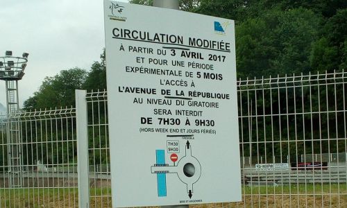 NON au sens interdit de la rue de la République