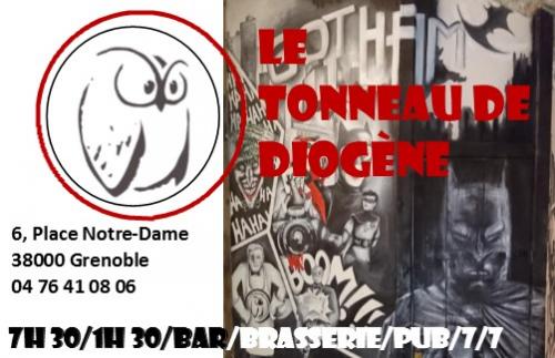 Le Tonneau de Diogène privé de terasse