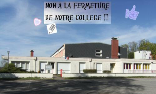 Non à la fermeture du collège de la Haute Saulx