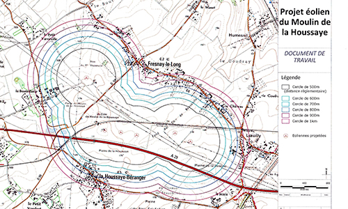 Non au projet eolien du moulin de la houssaye (Seine Maritime)