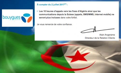 Non à la suppression de l'offre Bouygues Télécom 10h pour les fixes d'Algérie
