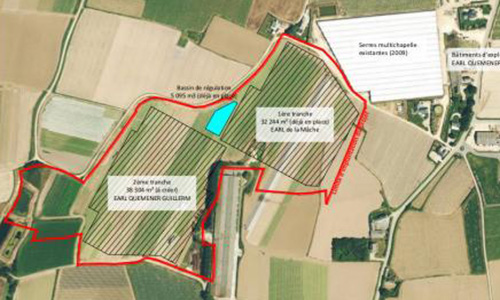 Non au projet de Serres multi-chapelles à Sibiril