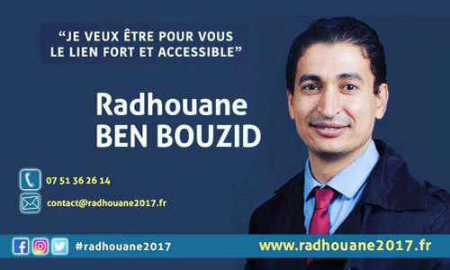 Radhouane Ben Bouzid, candidat aux législatives, victime de boycott par la préfecture de Paris