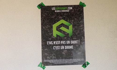 Pour la fermeture du site 'les survivants' - collectif de propagande anti-IVG
