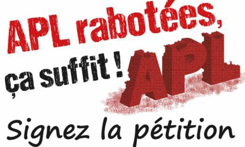 Non à la baisse de l'APL
