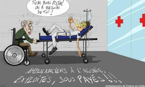 Les salariés ambulanciers sont à bout de souffle !