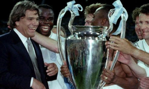 Tous avec Bernard Tapie, le Président de l'OM, dans son combat contre le crabe !