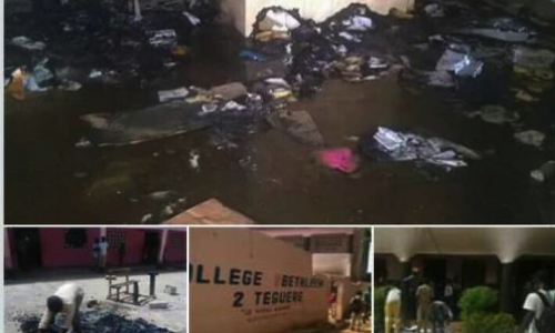 Une école détruite = crime contre l'humanité