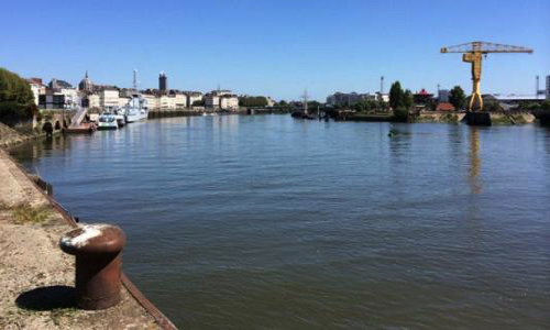 Bouées de sauvetages sur les bords de Loire
