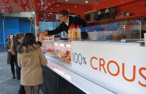 Contre le départ du CrousTruck de la faculté de médecine Toulouse Rangueil.