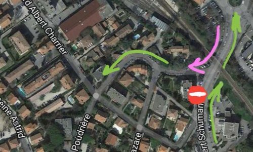 Circulation difficile dans le centre ville d'Aix et le quartier des facultés : laissez-nous rentrer chez nous !