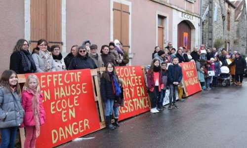 Contre la fermeture de la classe unique de Nitry (89310)