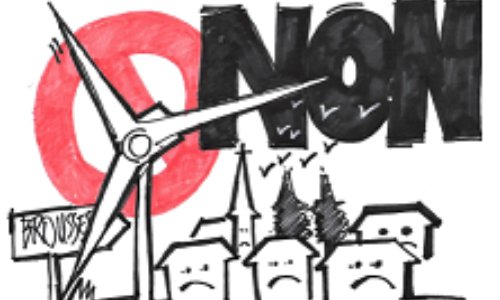 NON au premier parc industriel éolien en ligne médiane de la Montagne Noire