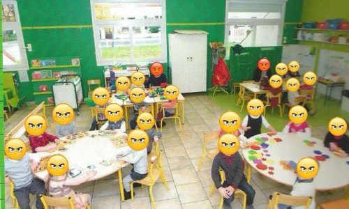 MOBILISATION CONTRE LA FERMETURE D'UNE CLASSE DE MATERNELLE  A CAMIERS