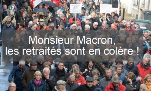 STOP à la baisse des retraites et du pouvoir d’achat !