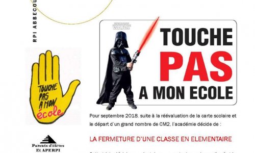 Non à la fermeture de classe du RPI (Oise)