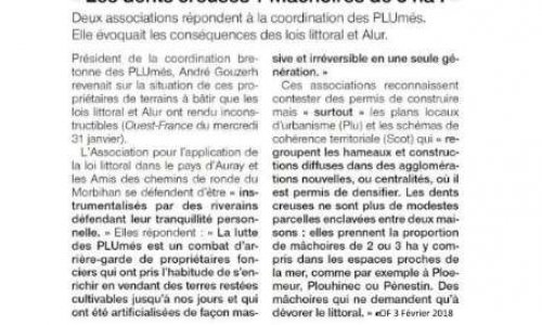 Association les PLUmés : On ne peut pas laisser dire ça!