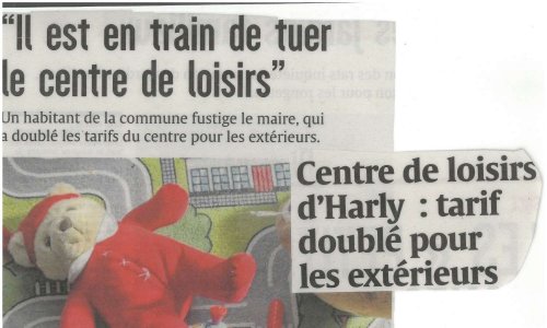 Contre la mort du centre de loisirs d'Harly