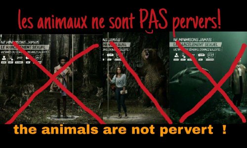 Les animaux ne sont PAS pervers ! Animals are not perverts !