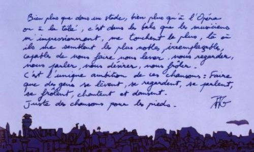 Pour les orchestres de bals dans les fêtes votives