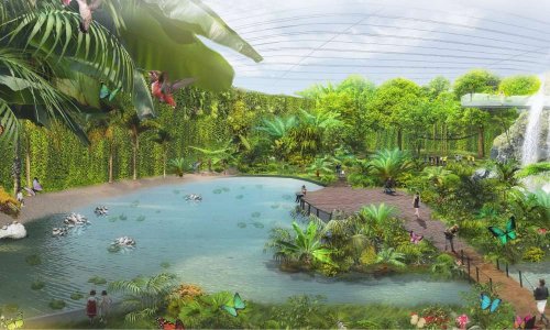 Non à Tropicalia (la plus grande serre tropicale du monde) sur la magnifique Côte d'Opale