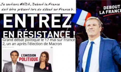 Participation de NDA au débat du 17 mai 2018