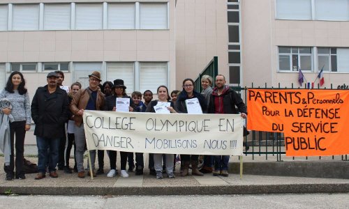 Tous mobilisés pour sauvegarder le Collège Olympique