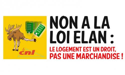 NON à la loi Elan : le logement est un droit, pas une marchandise !