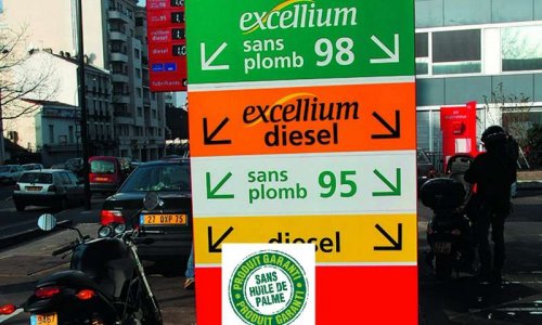 Non à l'huile de palme dans les carburants