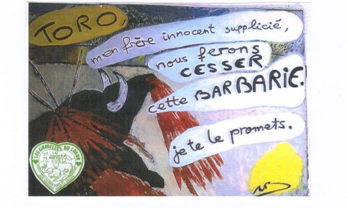 URGENCE ! FAIRE INTERDIRE LES NOVILLADAS ILLEGALES du dimanche 8 juillet 2018 à TARASCON (Bouches du Rhône) : L'association LES GAMELLES DU COEUR dans l'arène judiciaire des corridas.
