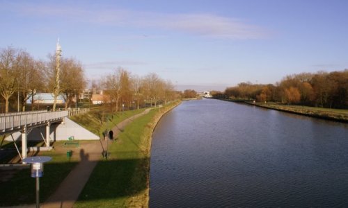 Contre le sas rom rue Auguste Bonte à Lambersart (59130)