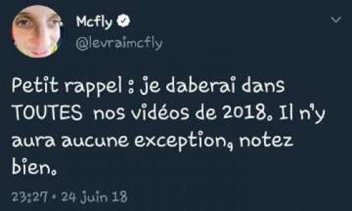 Pour que Arthur le monteur apparaisse dans TOUTES les vidéos de Mcfly & Carlito en 2018