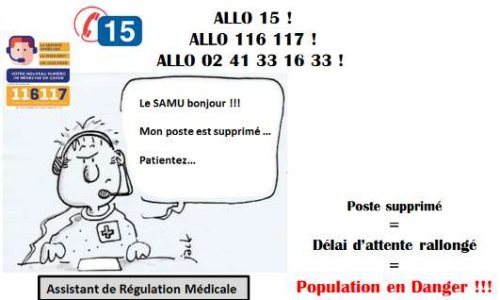 Pétition contre la non-reconduction du contrat d'un Assistant de Régulation Médicale