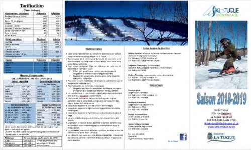 OUVERTURE DU CENTRE DE SKI LES VENDREDI ET SAMEDI SOIR