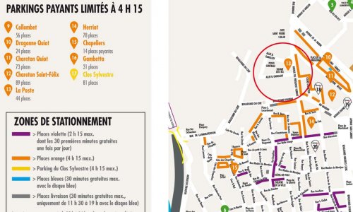 Accès à 30 minutes gratuites au parking de la Poste Herriot à Valence (26000)