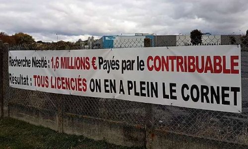 Non à la fermeture de l'usine de Froneri Nestlé Beauvais