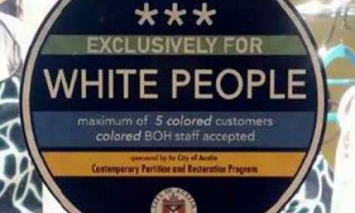 Finished the segregation in Texas, all equal