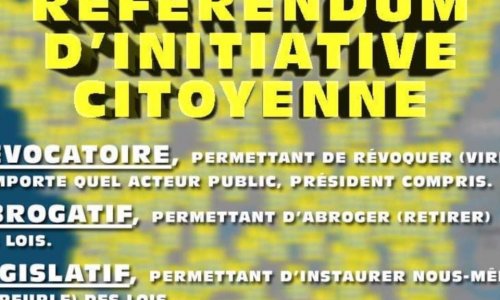 Référendum d’initiative citoyenne en toutes matières