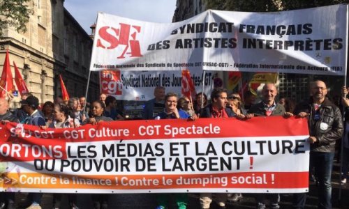 Soutien aux intermittents du spectacle pour les négociations Unedic