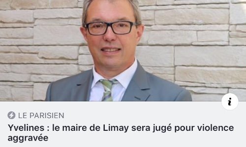 Démission d'Éric Roulot, Maire de Limay