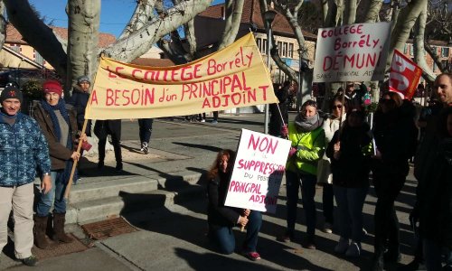 Non à la suppression du poste de Principal(e) Adjoint(e) au collège Maria Borrely