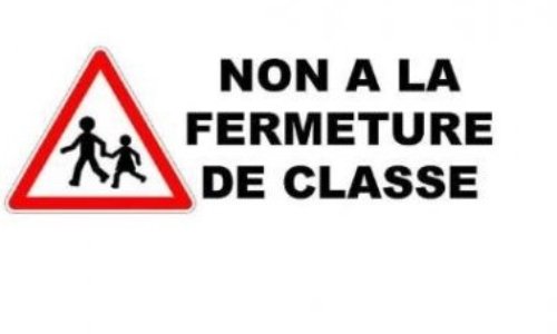 Non à la fermeture de classe à l'Ecole Jean Moulin Pernes les Fontaines