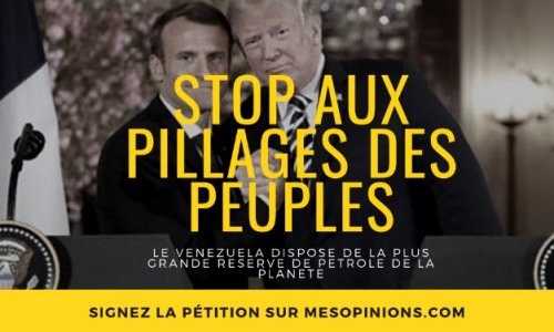 STOP à la tentative de pillage du VENEZUELA