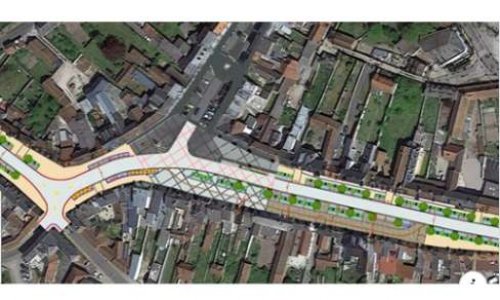 Révision du projet d'aménagement du centre bourg de Crécy en Ponthieu
