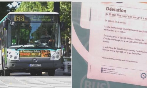 Pour préserver l’environnement et le bien-être des montrougiens, le bus 68 doit retrouver dans Montrouge son trajet et ses arrêts existants avant les travaux « Allées Jean Jaurès ».