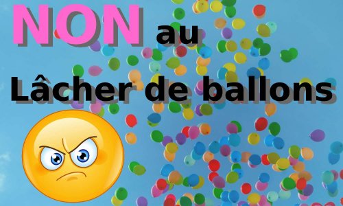 NON au lâcher de ballons lors de la Messine Edition 2019