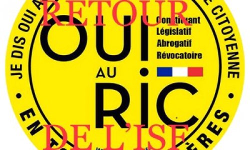 Demande de la mise en place du RIC et retour ISF  !