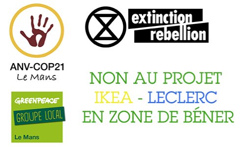 Non au projet de la zone commerciale de Béner